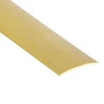 Drempelprofiel halfbol 30 mm messing zelfklevend 335 cm