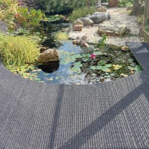 R13 Granulaat antislipmat antraciet 120 cm vanaf rol