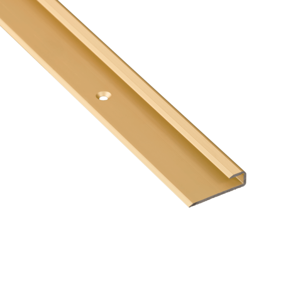 Proface randprofiel 28 x 5 mm aluminium goud 270 cm qpro