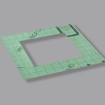 Protect RVS geborsteld 3x gezet 25 x 25 mm 250 cm