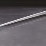 Prochannel afschotwig links RVS zonder speciehouder 195 cm