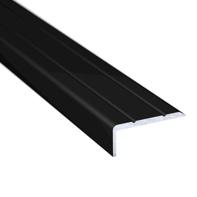 Trapneus 25 x 10 mm aluminium gecoat zwart 300 cm zelfklevend