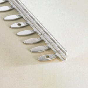 Gebogen L-profiel RVS V2A 10 mm 250 cm